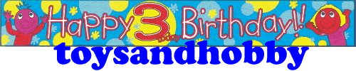 PT010 - HAPPY BIRTHDAY - 3 TODAY