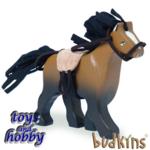bk837 - Brown horse with saddle