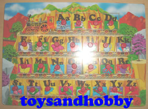 JIG10 - TRAIN ALPHABET PUZZLE