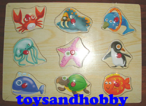 JIG12 - SEA CREATURES PUZZLE PLANE