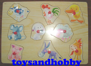 JIG14 - FUNKY FARMYARD (2) PUZZLE PLANE