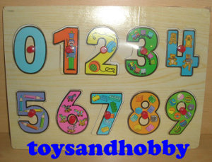 JIG30 - TOY NUMBERS WOODEN PUZZLE