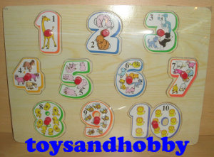 JIG31 - ANIMAL NUMBERS WOODEN
