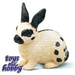 13121 - Rabbit, black / white