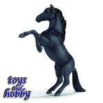 13624 - Mustang Stallion black, reared up