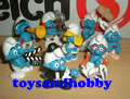 2009 MOVIE SMURFS SET, ALL 8 FIGURES