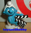 20710 - SMURF WITH CLAPPERBOARD