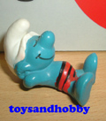 20014G - SUNBATHER GREEN TRUNKS SMURF
