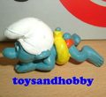 20025R - SWIMMER SMURF (RED TRUNKS)