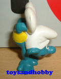 20084 - HANDSTAND SMURF (YELLOW TRUNKS)