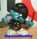 20123B - POLICEMAN SMURF (BLACK VERSION)