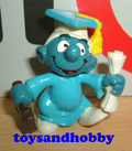 20130B - GRADUATE SMURF (RARE BLUE VERSION)