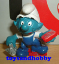 20148B - BRICKLAYER SMURF (BLUE VERSION)