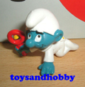 20179 - BABY WITH RATTLE SMURF