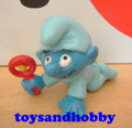 20203 - BABY WITH RATTLE SMURF