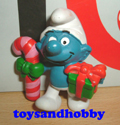 20207 - CHRISTMAS CANDY CANE & GIFT SMURF