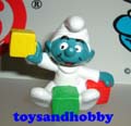20214 -BABY WITH BLOCKS SMURF