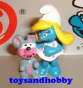 20410 - SMURFETTE WITH MOUSE