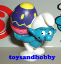 5.20515 - SMURF WITH EGG ON BACK (BY SCHLEICH)