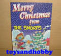 RARE CHRISTMAS SMURFS POSTCARD