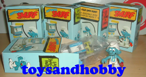 MEGA RARE NATIONAL SMURF PETROL SETS IN STOCK 5 ONLY