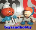 SCRUPLE & PUMPKIN HEAD SMURF SET