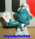 20056 - ASS-EMBLEM PROMO CARD PLAYER SMURF