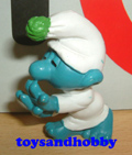 20021a - Sleepwalker Smurf, green bobble