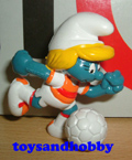 20163 - Soccer Smurfette no stand