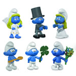 20794-20799 - Complete Set of 6 occsions Smurfs for 2017