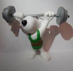 22257 - Weight Lifter Snoopy