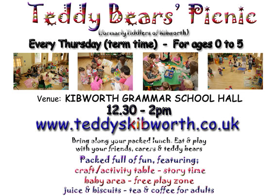 TEDDYS KIBWORTH POSTER